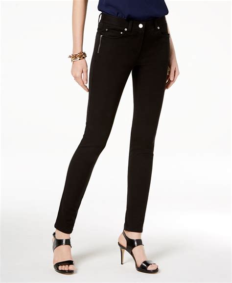 michael kors hi lo raw edge izzy skinny jeans|michael kors izzy jeans.